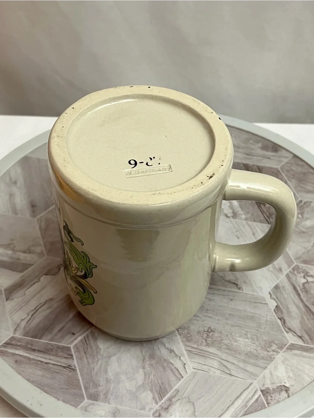 Heidelberg Ceramic Stein with Colorful Crest